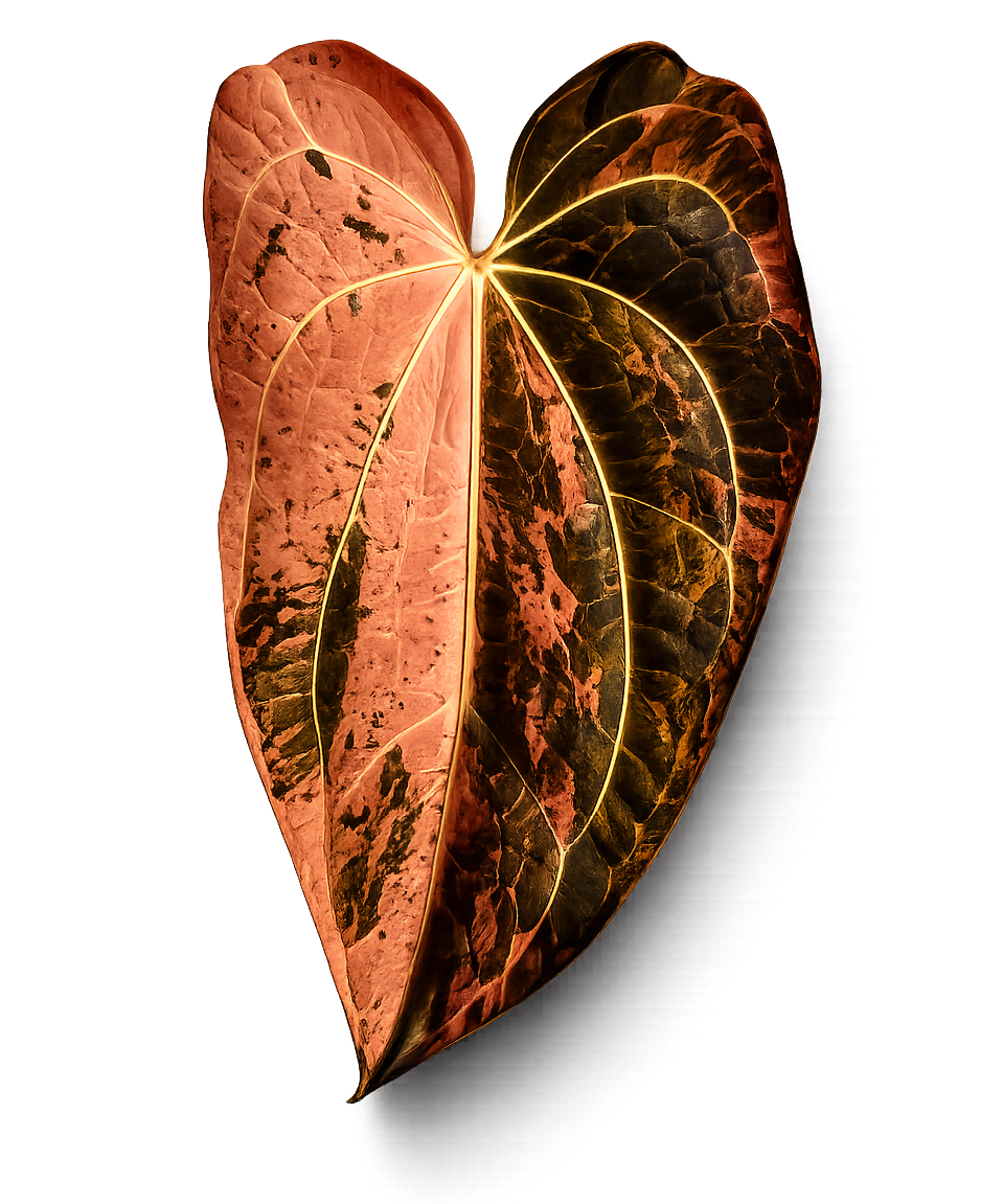 Anthurium Cherry Boom leaf